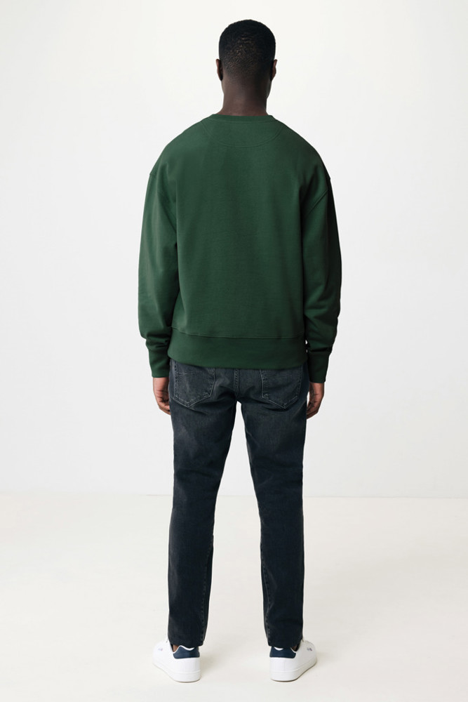 IQONIQ Kruger Relax-Rundhals-Sweater aus recycelt. Baumwolle