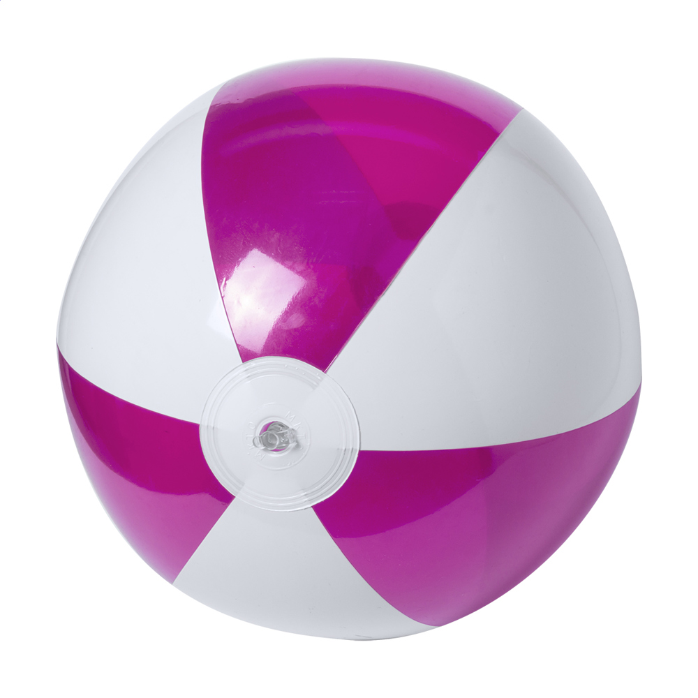 Byron - Strandball (ø28 cm) - pink/weiß
