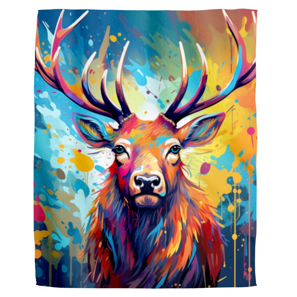 Nilton's Sherpa Sublimation Fleecedecke 150x120 cm, 450 gr/m²