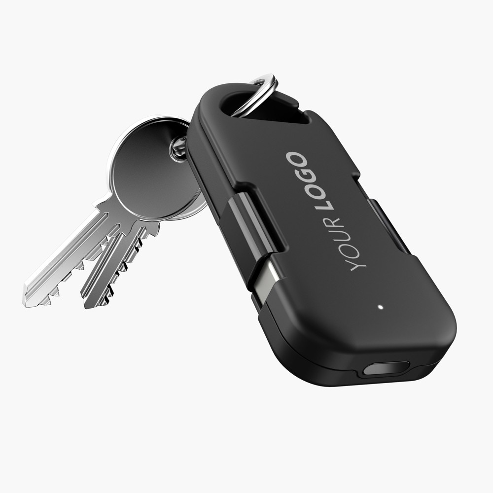 Evergreen Go - Die Powerbank für den Schlüsselbund - Pantone - Schwarz