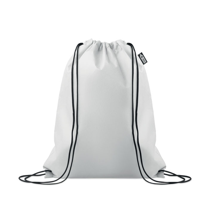 DAFFY RPET - Beutel mit Kordelzug Non Woven - weiß