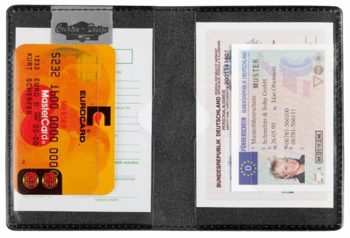 CreativDesign® Ausweistasche "170Select" schwarz