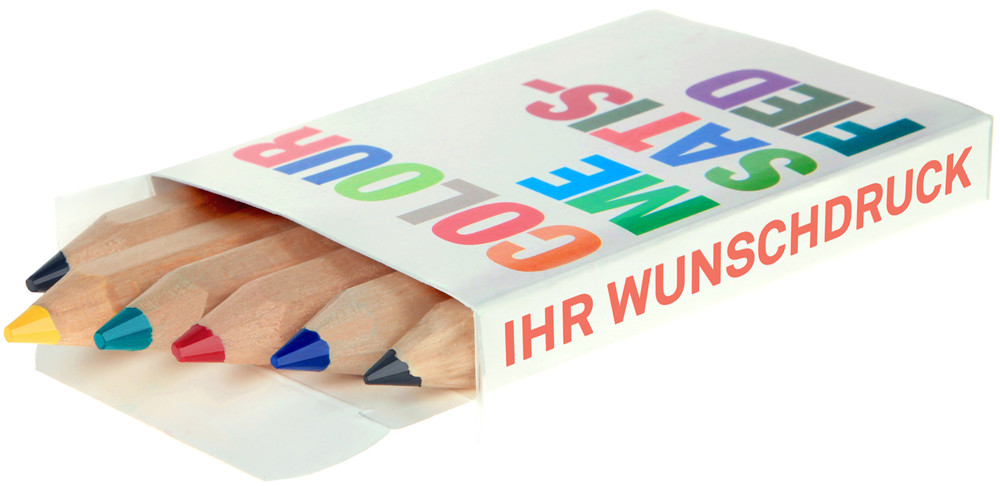 JUMBO Buntstifte-Set, Made in EU, FSC®, inkl. Individueller Rundumdruck