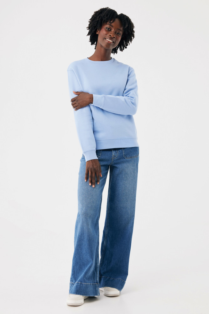 IQONIQ Torla Rundhals-Pullover aus recycelter Baumwolle