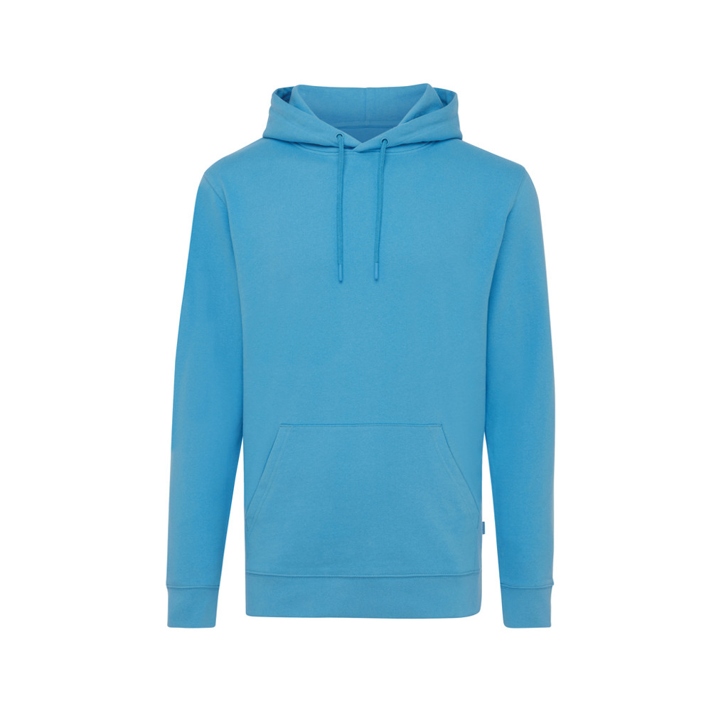 IQONIQ Jasper Hoodie aus recycelter Baumwolle - tranquil blue (± PMS 17-4139TCX)