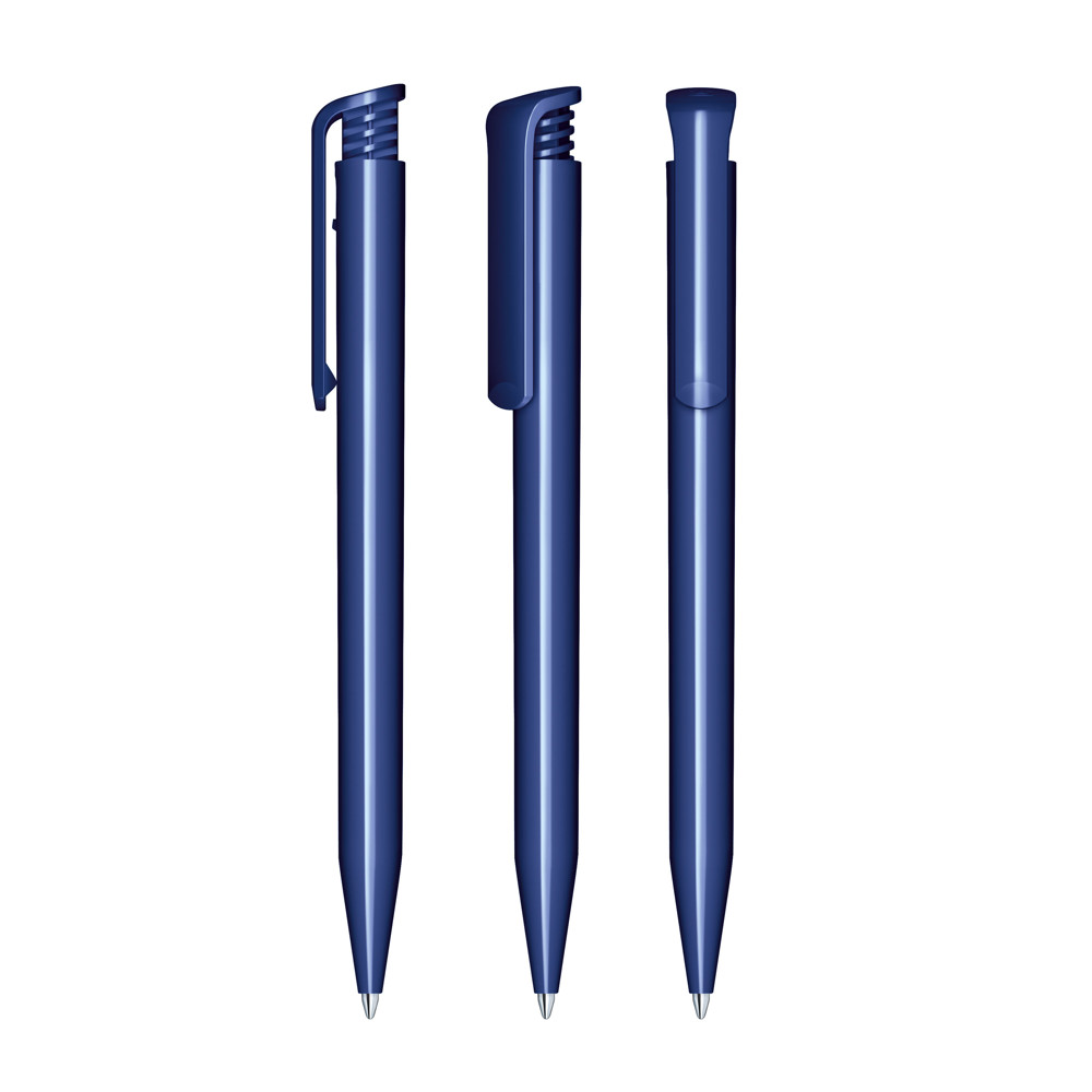 senator® Super Hit Polished Druckkugelschreiber - blau 2757