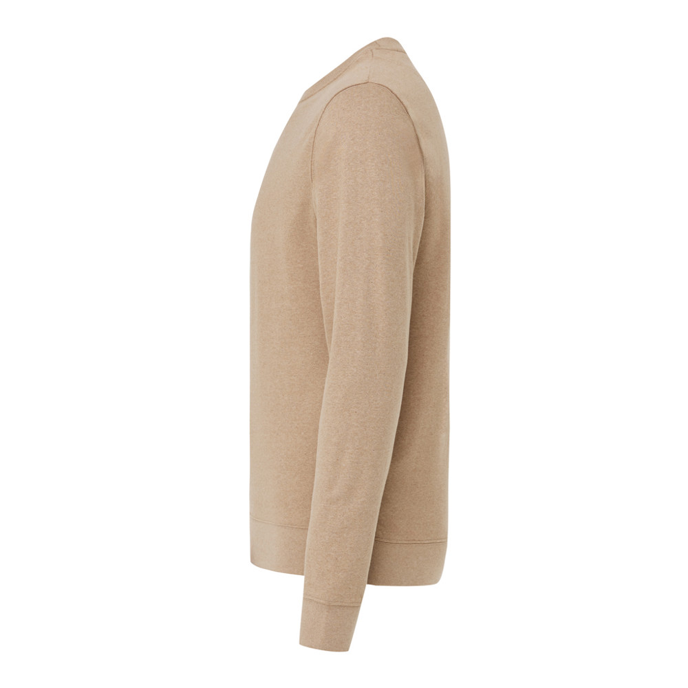 IQONIQ Denali ungefärbt. Rundhals-Sweater aus recycelter BW