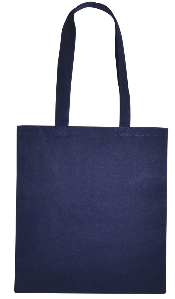 Baumwolltasche mit langen Henkeln, 140 gr/m² - Navy (PMS289C) / Navy