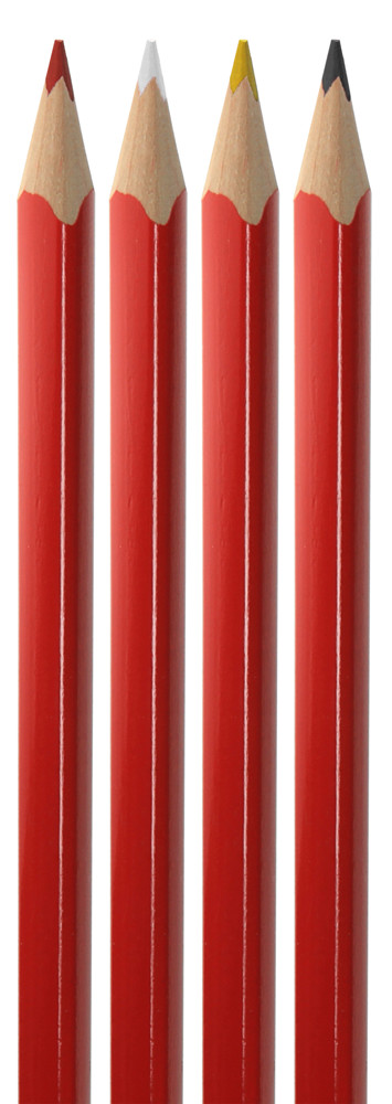 Allesschreiberstift, 24 cm, Made in EU, FSC®, 3-eckig