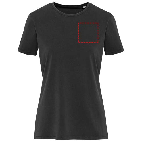Nanaimo Kurzärmeliges T-Shirt für Damen im Washed Look, 160 g/m2