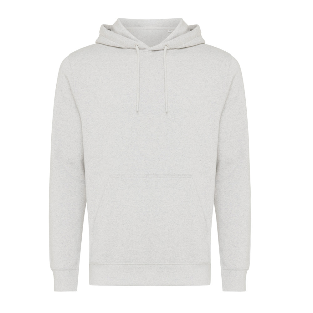 IQONIQ Rila Lightweight Hoodie aus recycelter Baumwolle - light heather grey (± PMS light heather grey)