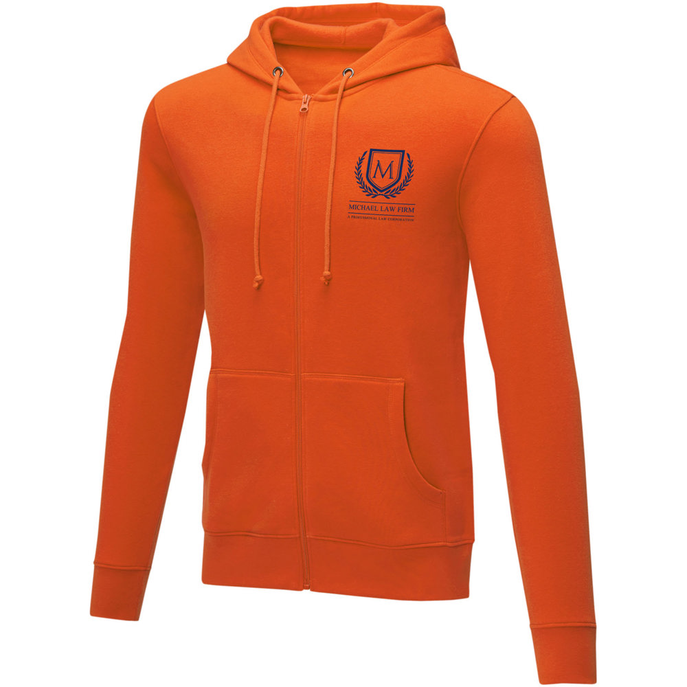 Charon 240 g/m² Herren Kapuzenpullover mit Reißverschluss