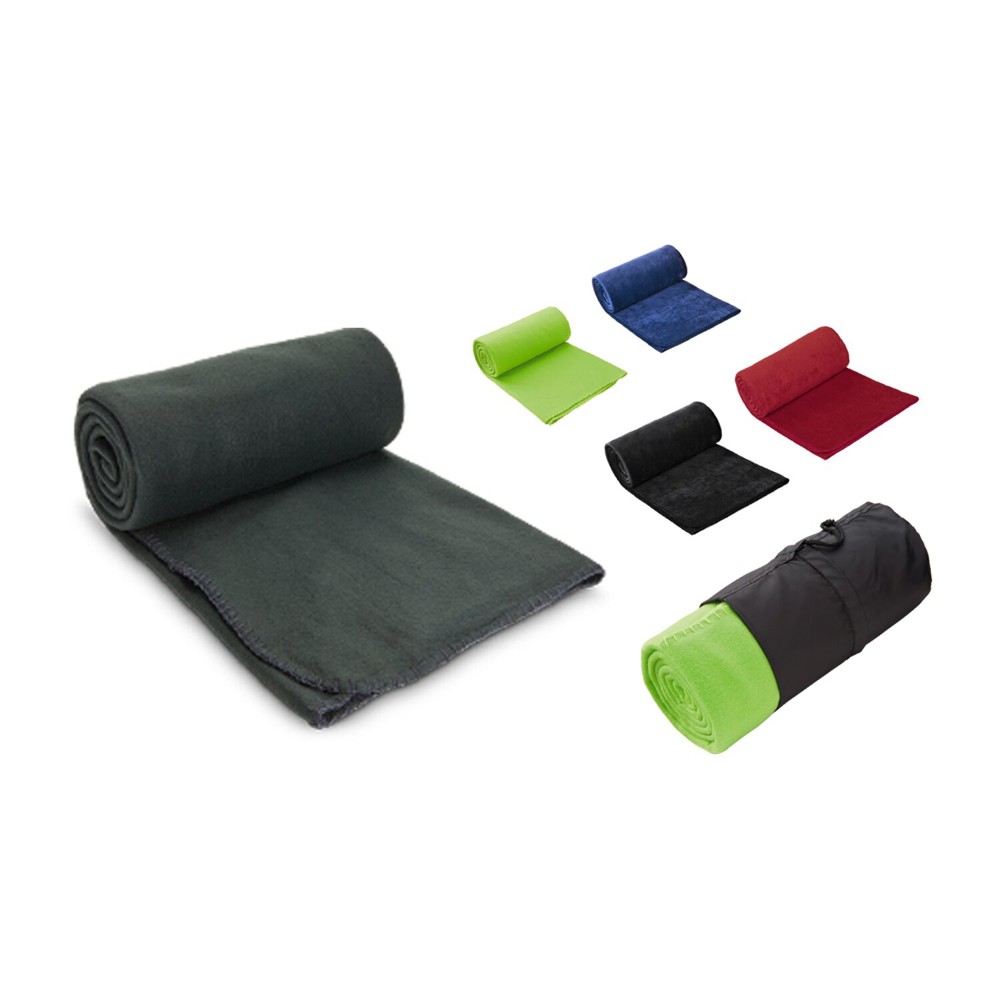Fleecedecke Basic anthrazit - 120 x 150 cm, 180 g/m²