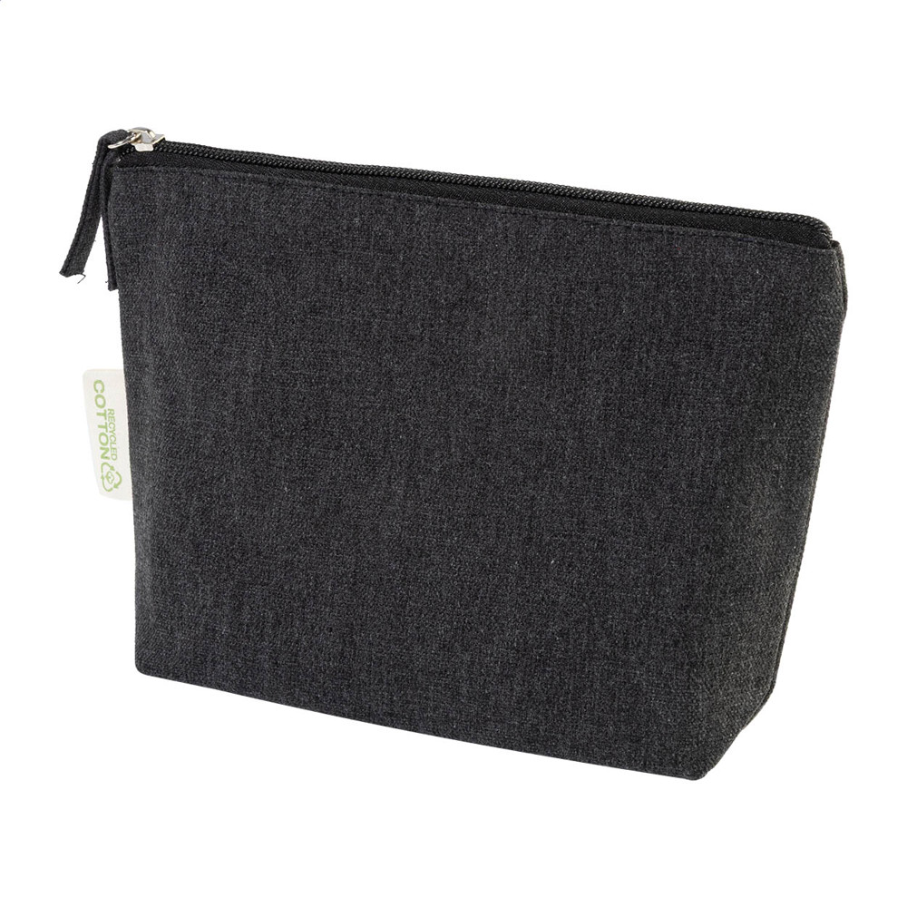 Cospex - Kosmetiktasche aus recycelter Baumwolle - Schwarz