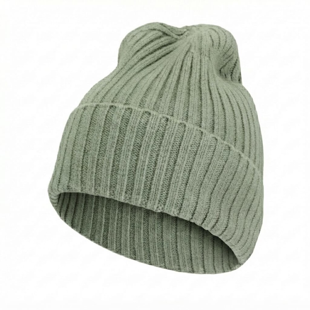 Nilton's Strickmütze, 100% Merinowolle - Sage (PMS 6149c) / Sage