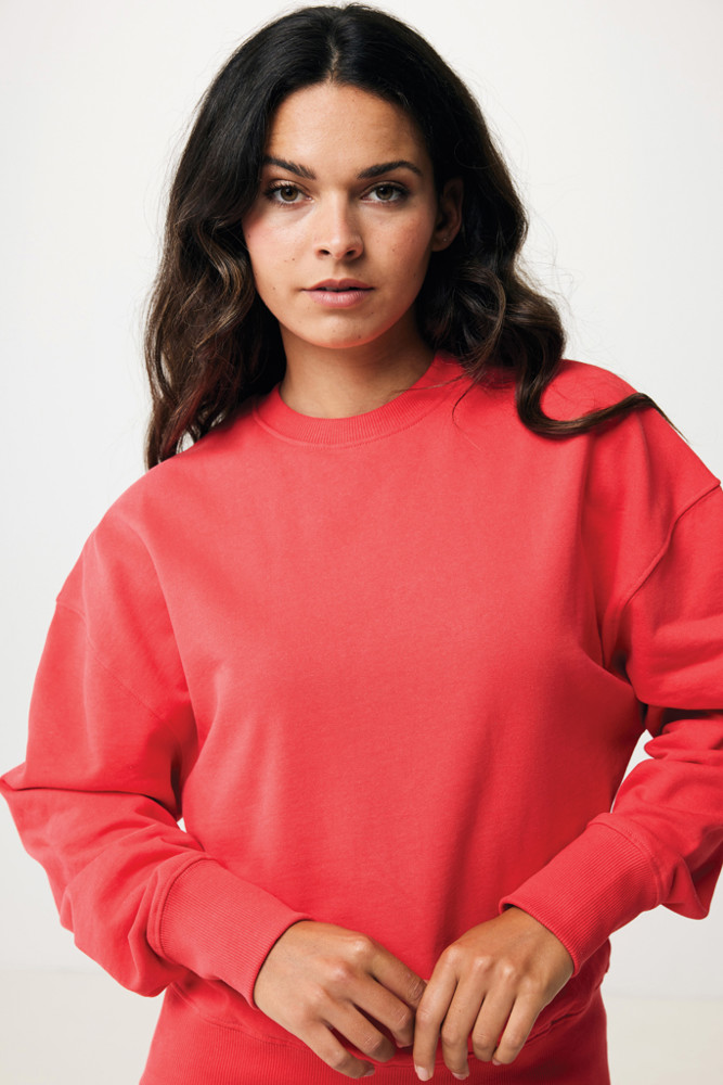 IQONIQ Kruger Relax-Rundhals-Sweater aus recycelt. Baumwolle