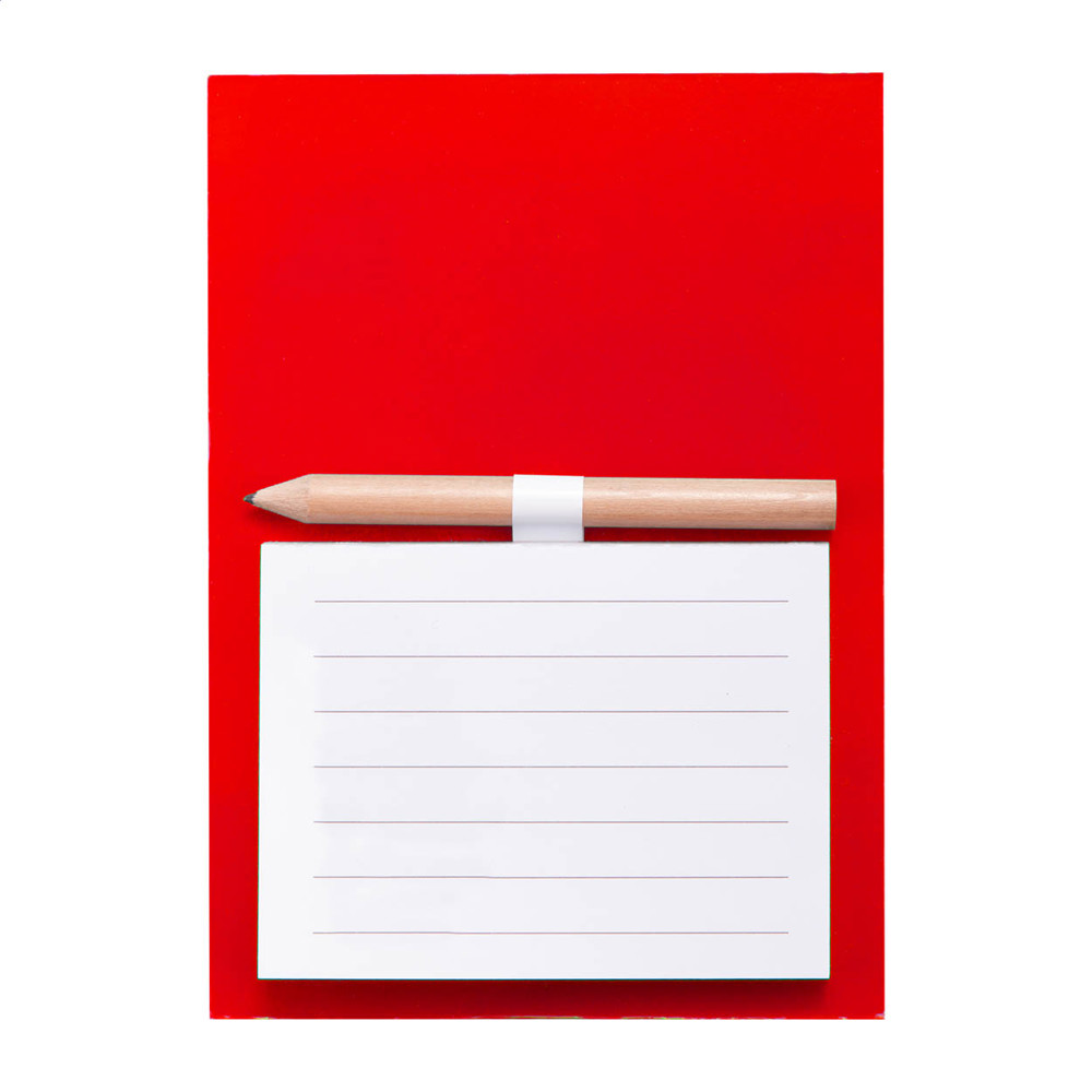 Pecfri - Magnetischer Notizblock - rot