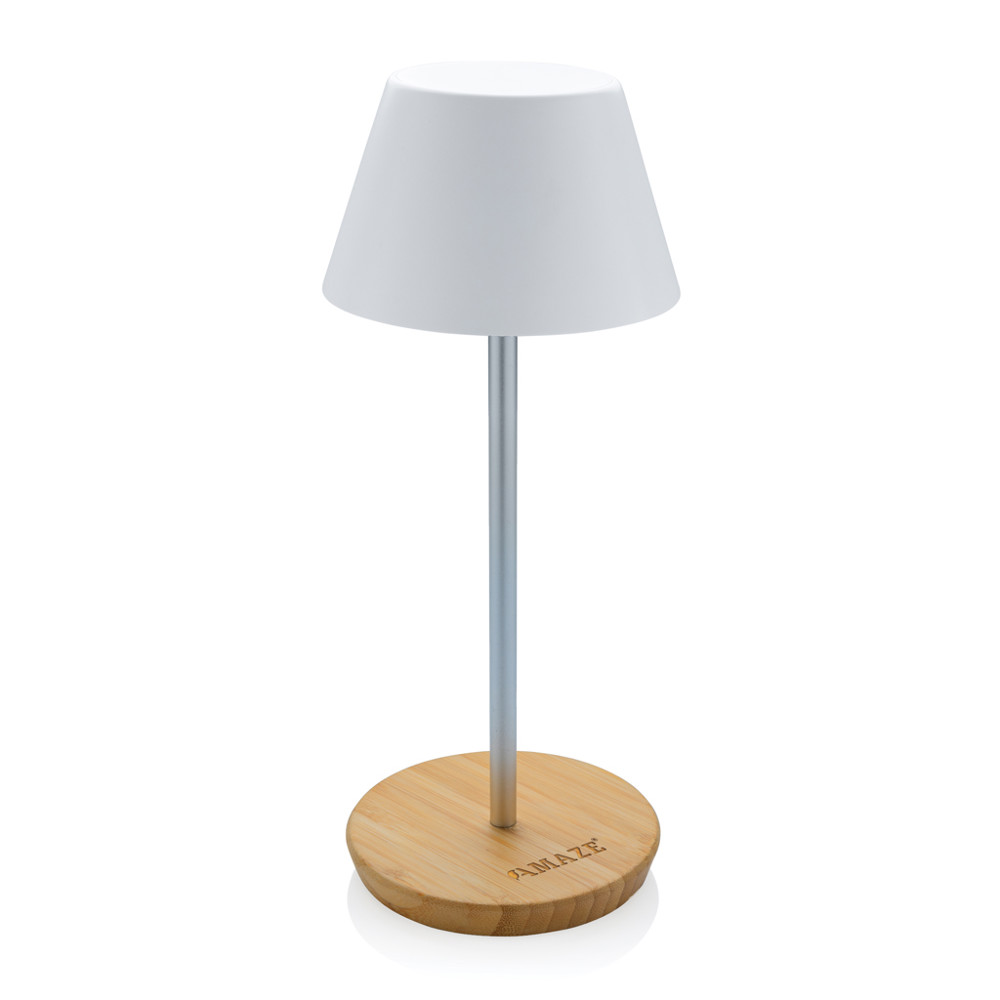 Pure Glow USB-Tischleuchte aus RCS recyceltem Kunststoff
