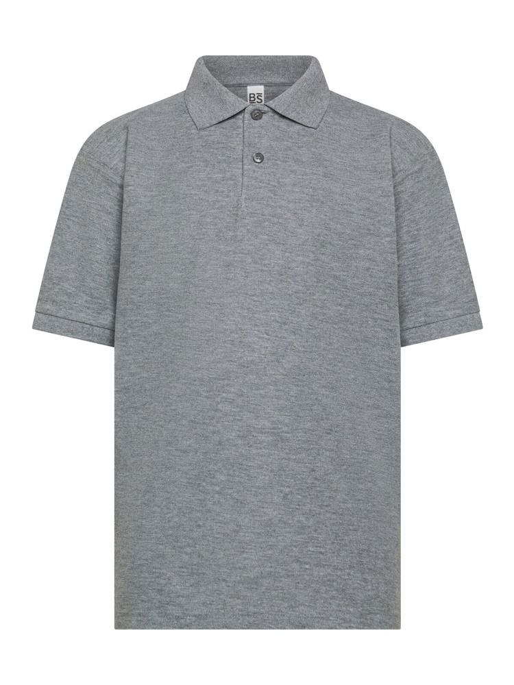 BS Evolution Kinder Polo, 180 gr/m² - Grau-meliert (PMS Cool Grey 7C)
