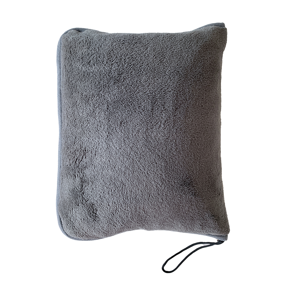 Microfleece-Decken-Kissen-Set "recycled"