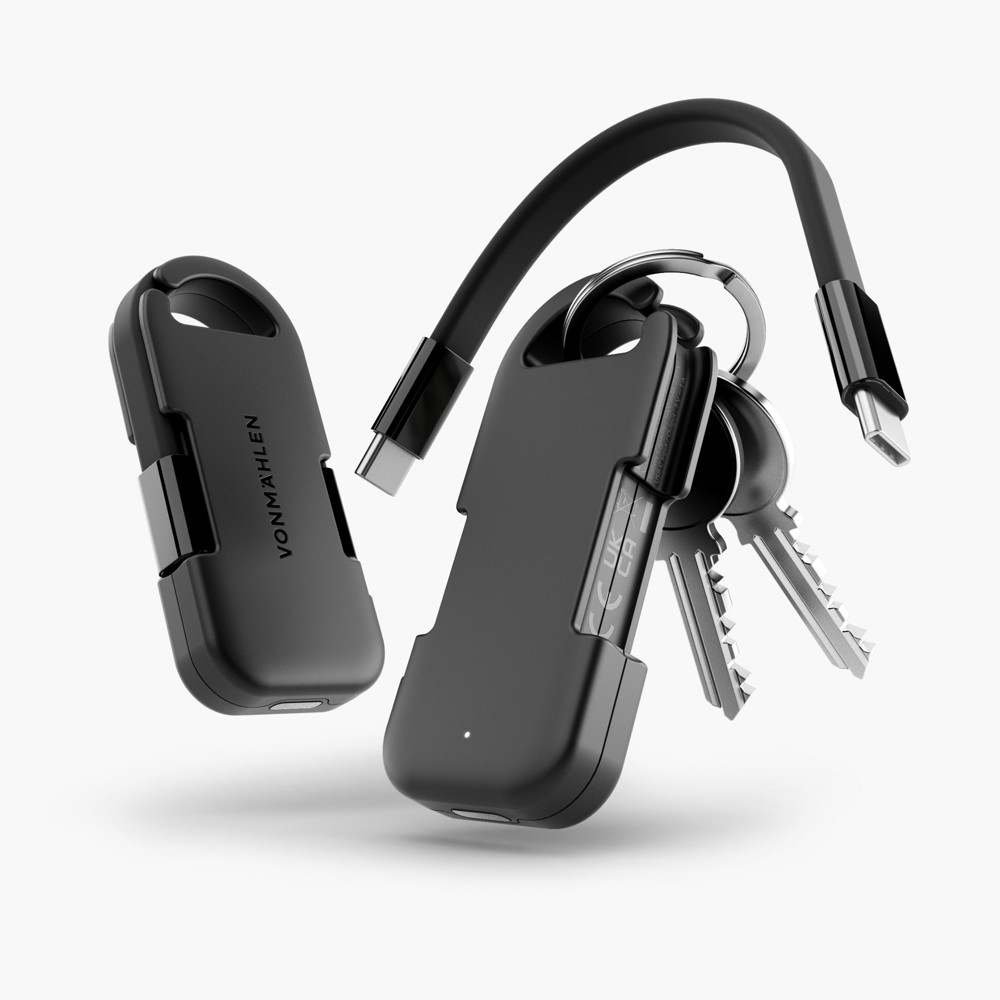 Evergreen Go - Die Powerbank für den Schlüsselbund - Schwarz