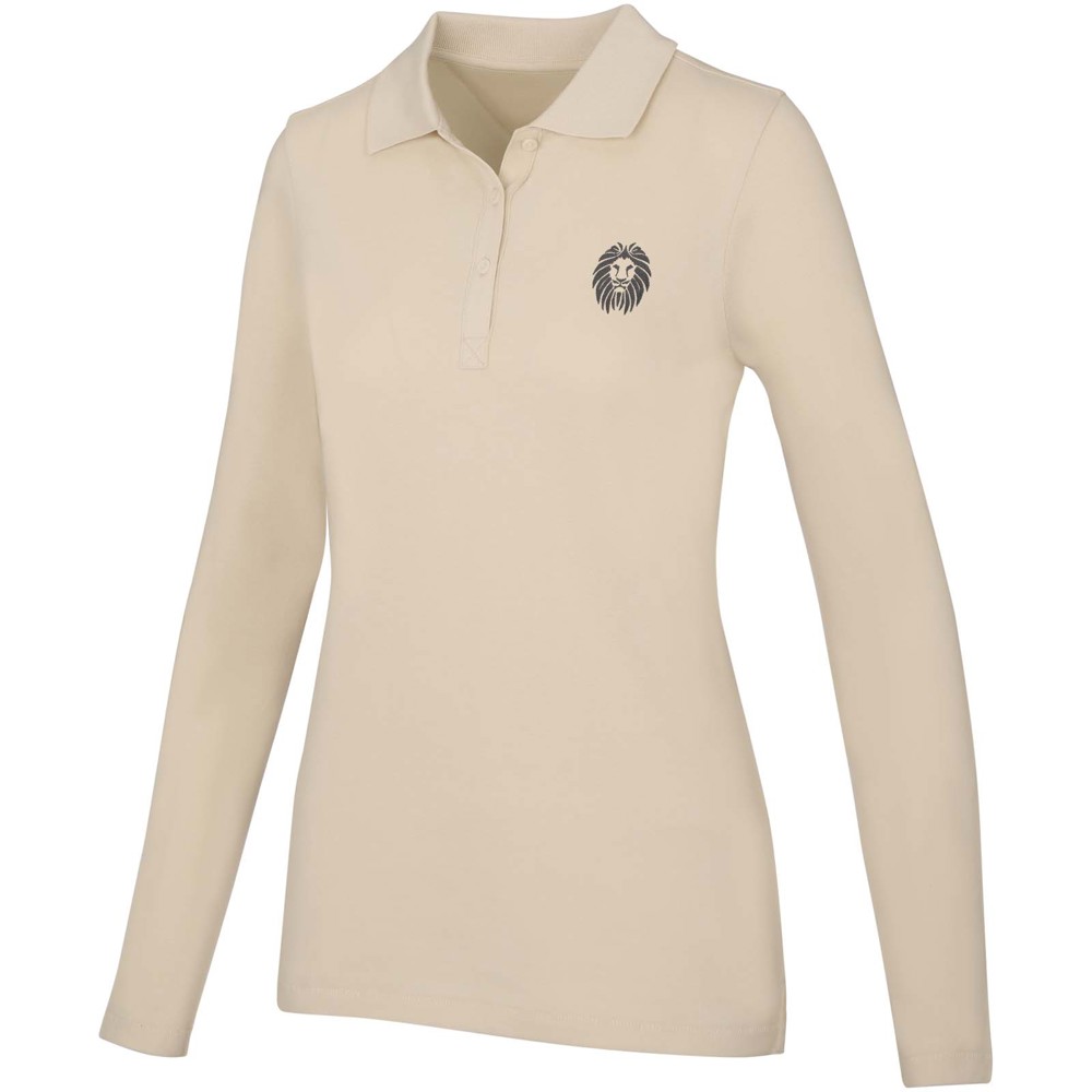 Calgary 180 g/m² Langarm Poloshirt für Damen