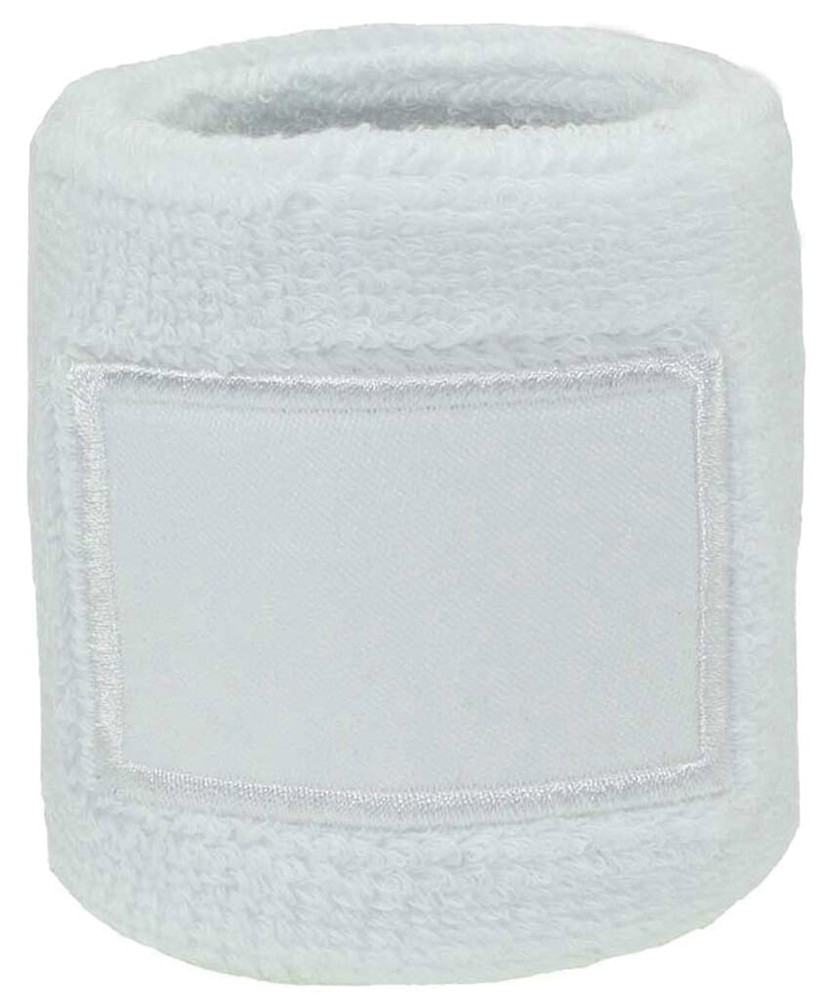 Nilton's Frottier Armschweißband mit Label - Weiß (WHITE) / Weiß