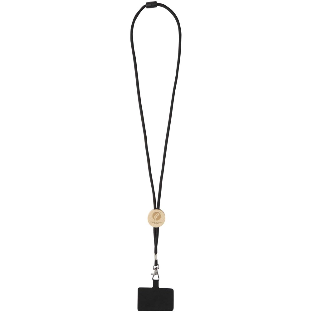Adhab Smartphone Lanyard mit Bambusdetails