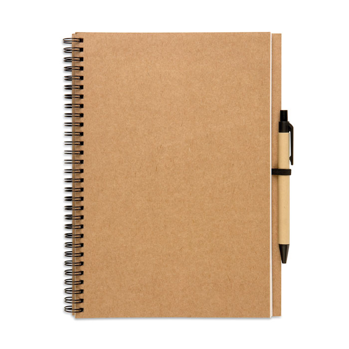 BLOQUERO PLUS - Recyceltes Notizbuch - beige