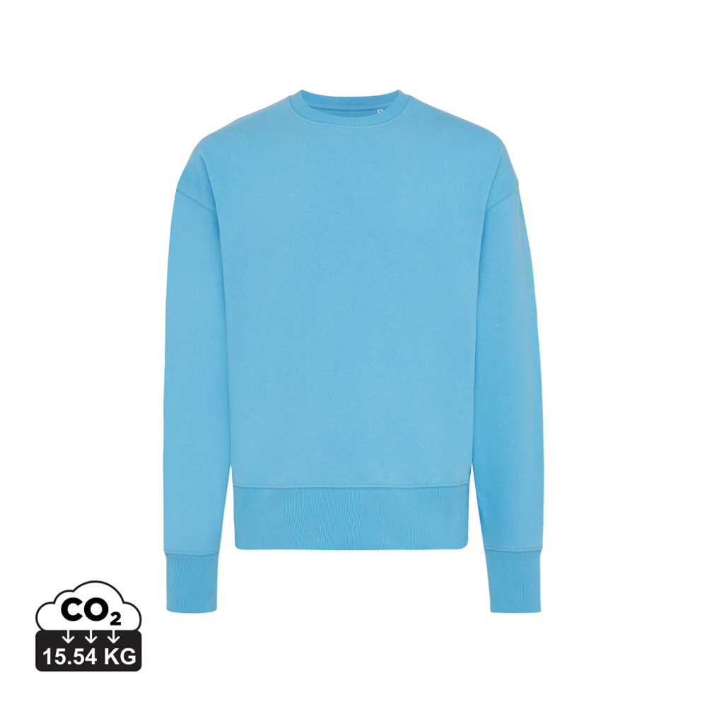 IQONIQ Kruger Relax-Rundhals-Sweater aus recycelt. Baumwolle