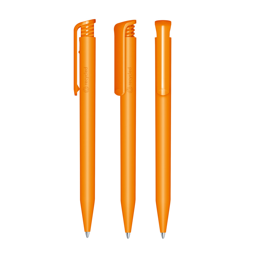 senator® Super Hit Matt Recycled Druckkugelschreiber - orange 151