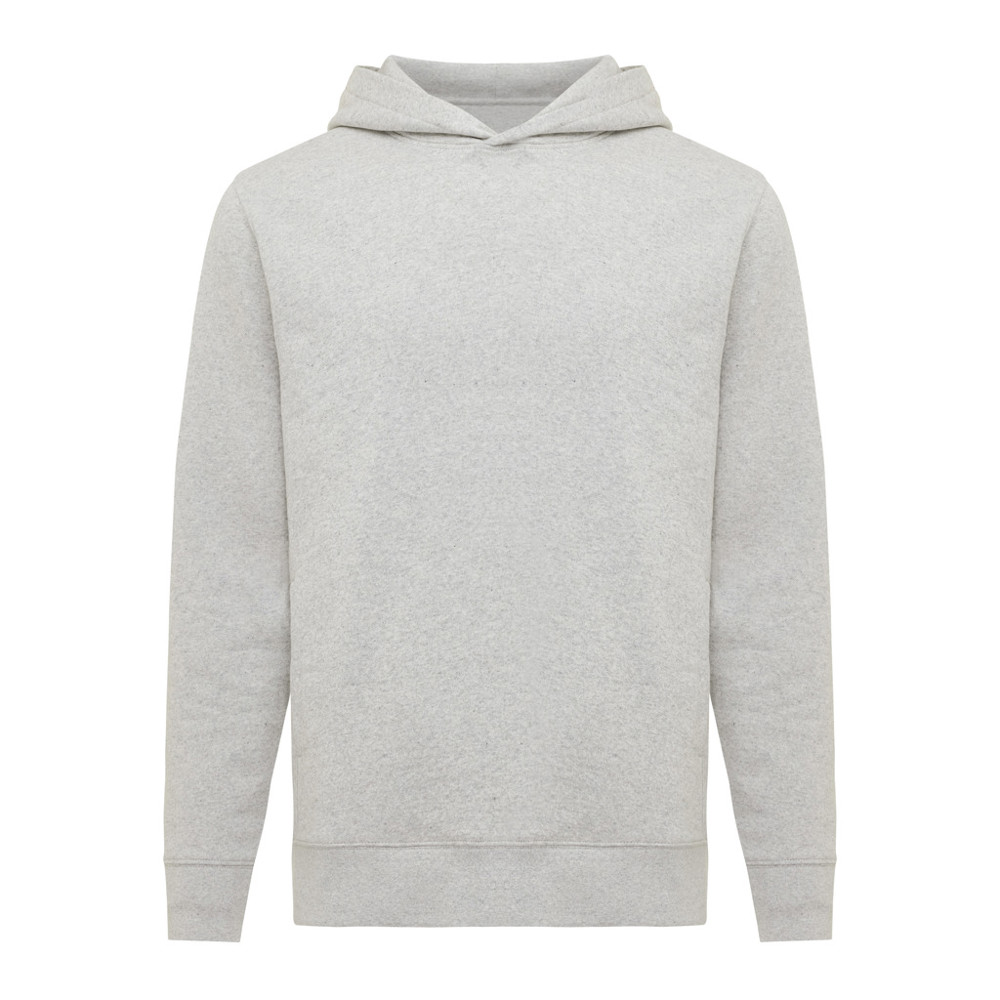 IQONIQ Yengo Hoodie mit Seitentaschen aus rec. Baumwolle - light heather grey (± PMS light heather grey)