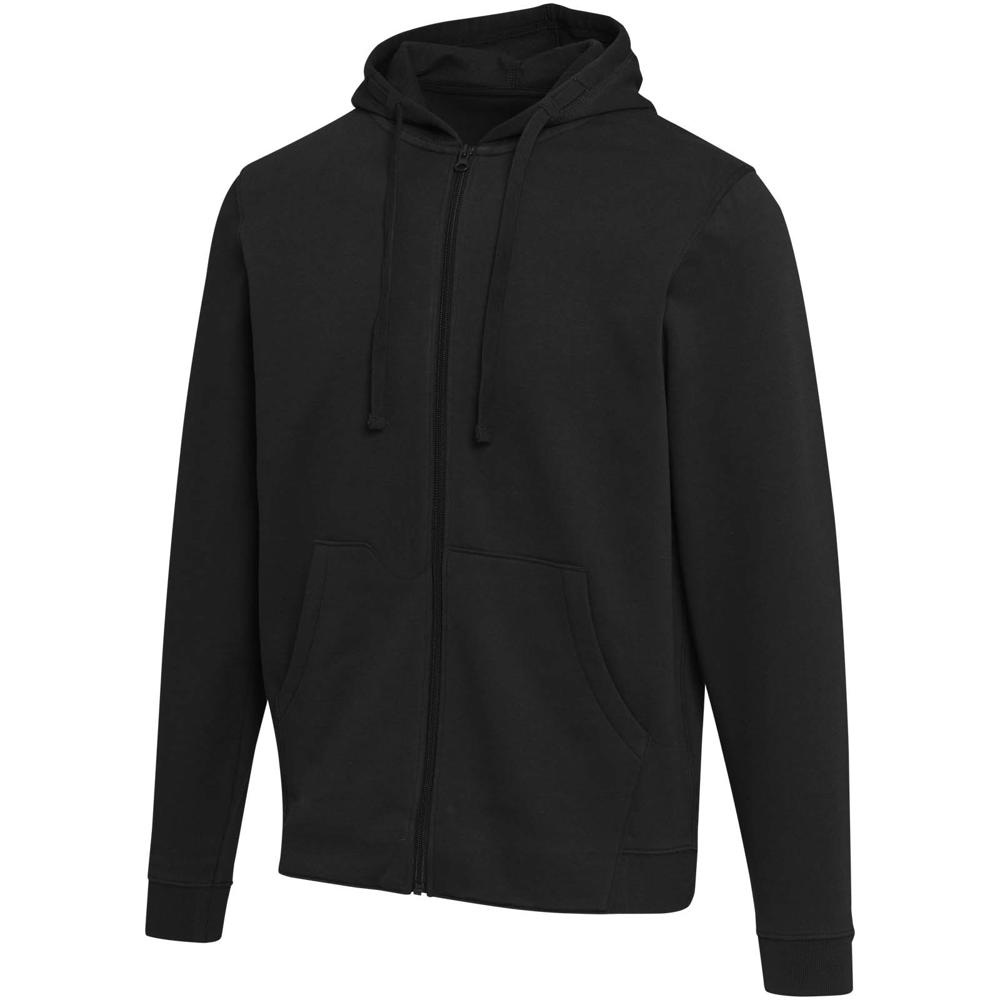 Jasper 280 g/m² Kapuzenpullover aus recycelter Bio Baumwolle (OCS) unisex - Schwarz