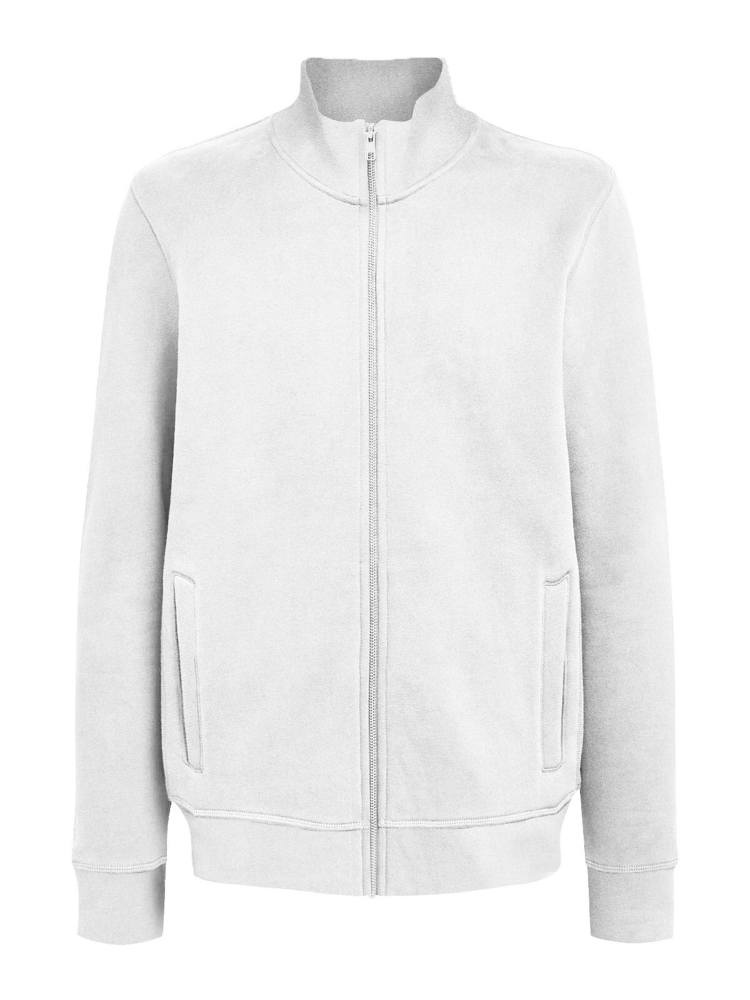 Black Spider BS300 Prince Unisex Sweatjacke mit Reißverschluss 300 g/m² - Weiß (White)
