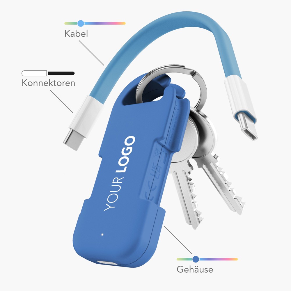 Evergreen Go - Die Powerbank für den Schlüsselbund - Pantone Premium