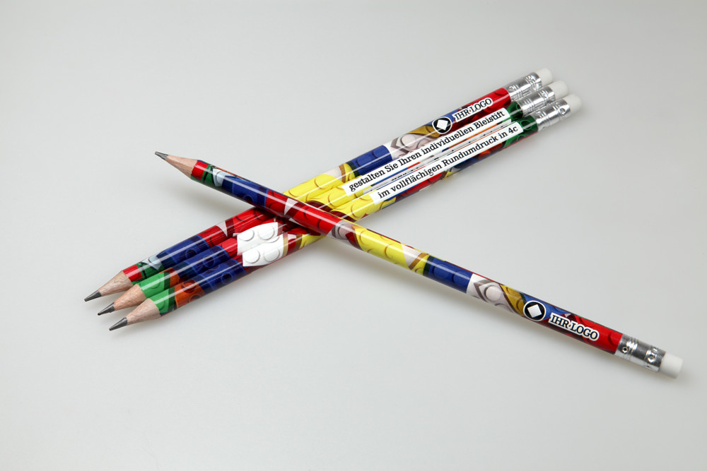 Bleistift inkl. 360° Folientransferdruck