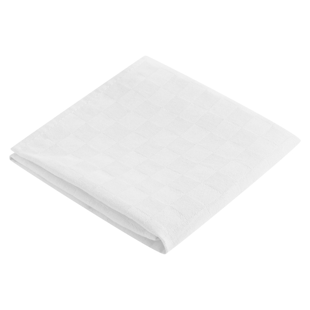 Geschirrtuch 60x50 cm, 270 gr/m² - Weiß (WHITE) / Weiß