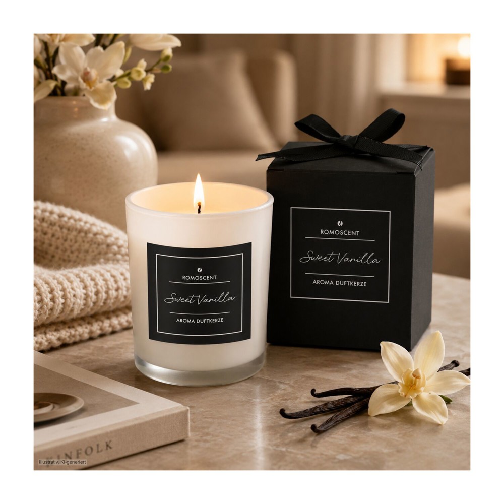 ROMOSCENT® Aromakerze Sweet Vanilla