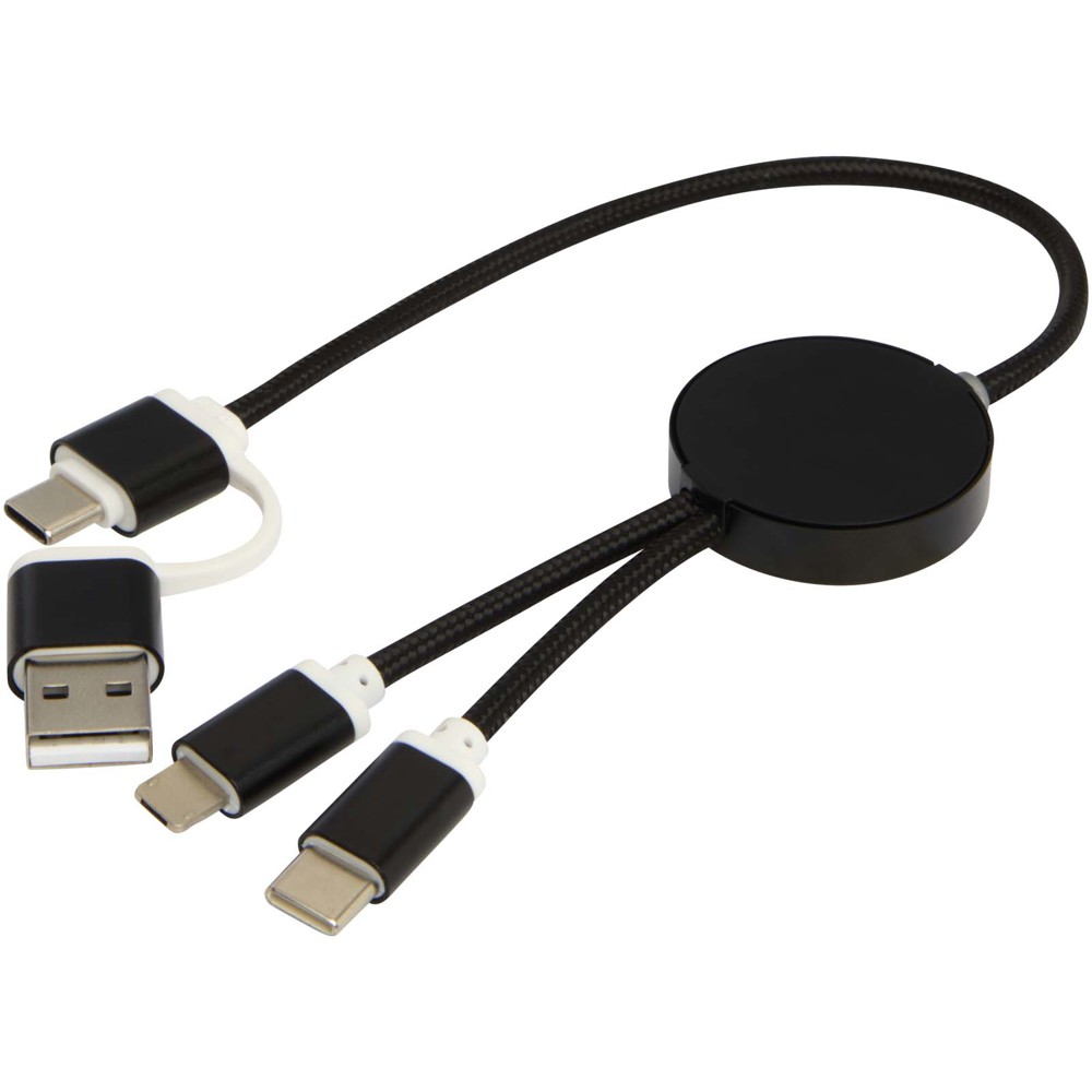 Alasia 30 cm 5-in-1 Kabel aus recyceltem Kunststoff für Datenübertragung und 27W Schnellladung