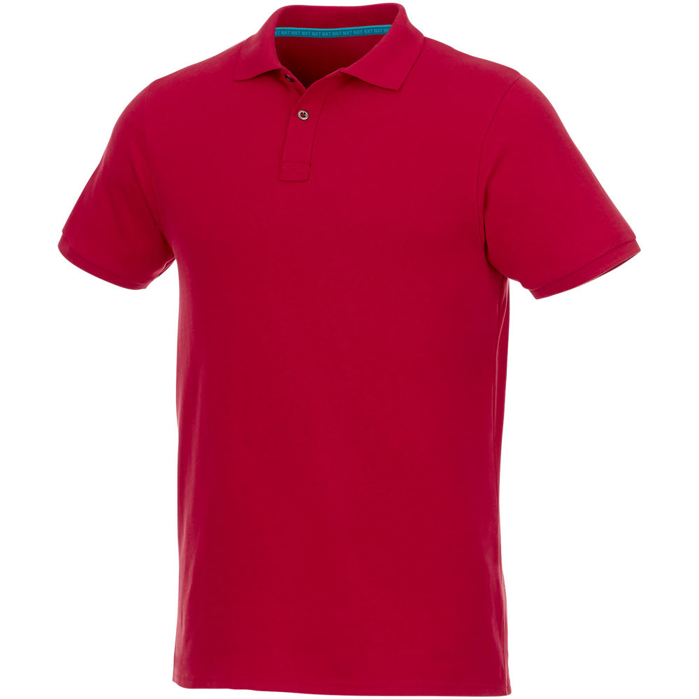 Beryl Poloshirt aus Bio-Recyclingmaterial für Herren - rot