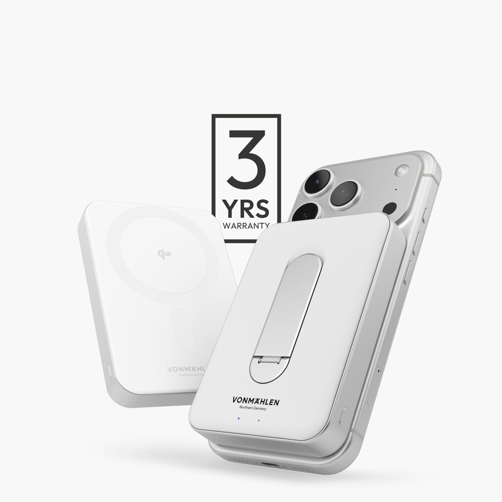 Evergreen Mag 10000 mit Kickstand - Die magnetische Powerbank mit Standfunktion - Weiß