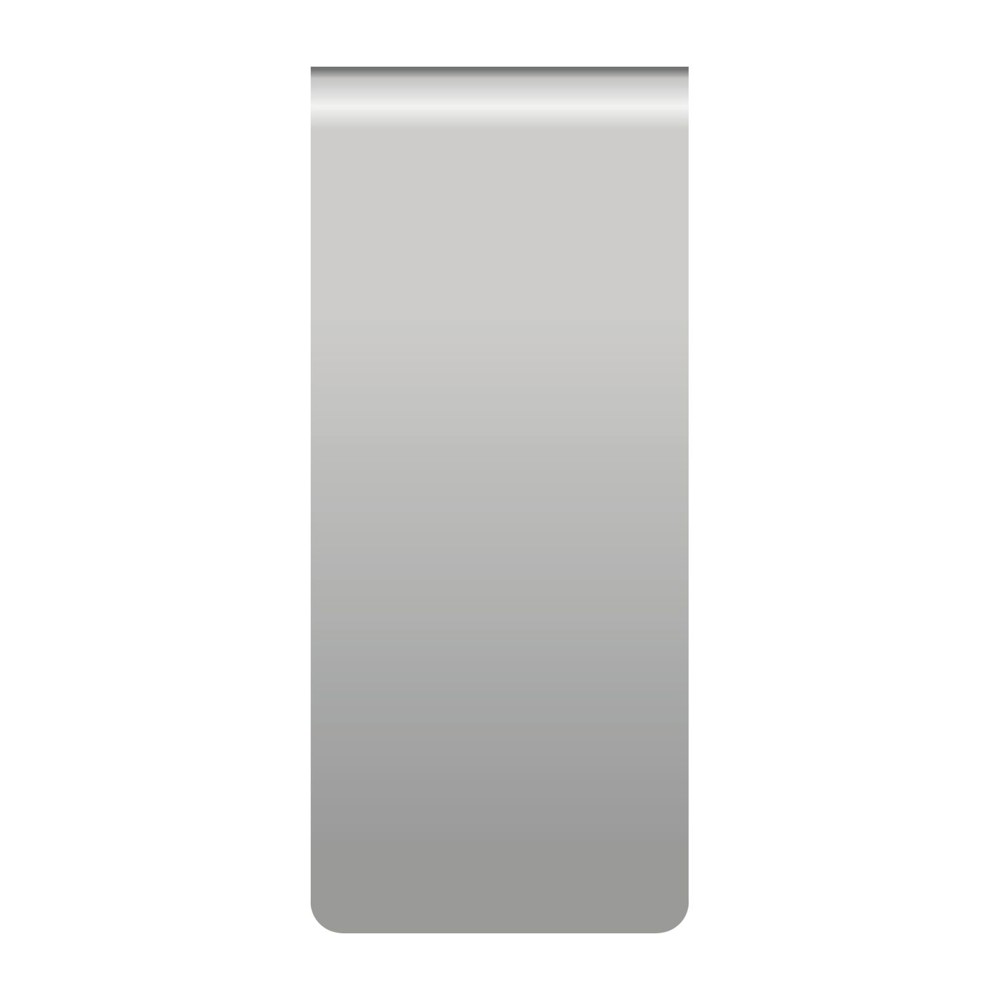 ROMINOX® Mehrweg-Büroklammer Straight Clip XL ohne Noppen, idealer Mailingartikel für Dokumente, bis zu 35 Seiten Klemmkraft