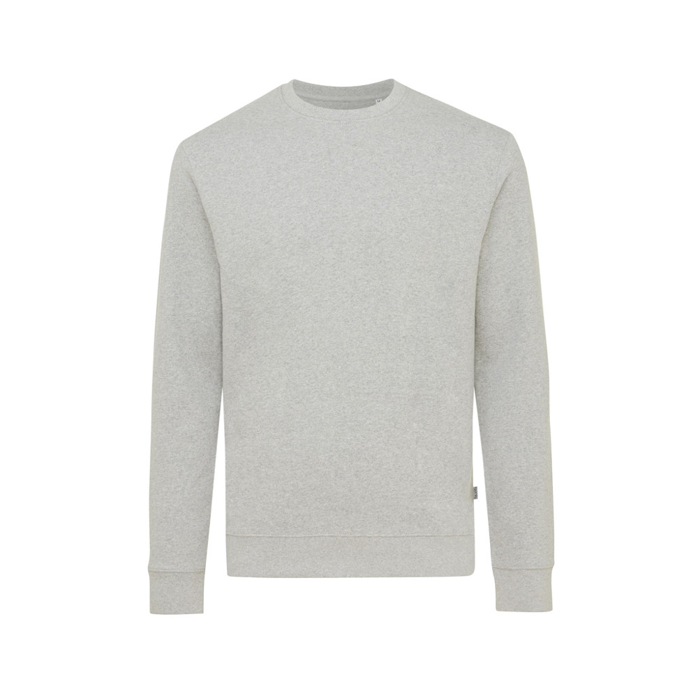 IQONIQ Denali ungefärbt. Rundhals-Sweater aus recycelter BW