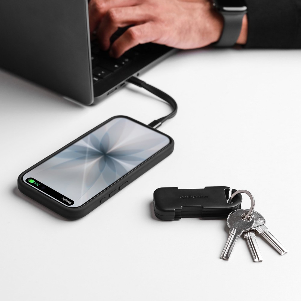 Evergreen Go - Die Powerbank für den Schlüsselbund - Schwarz