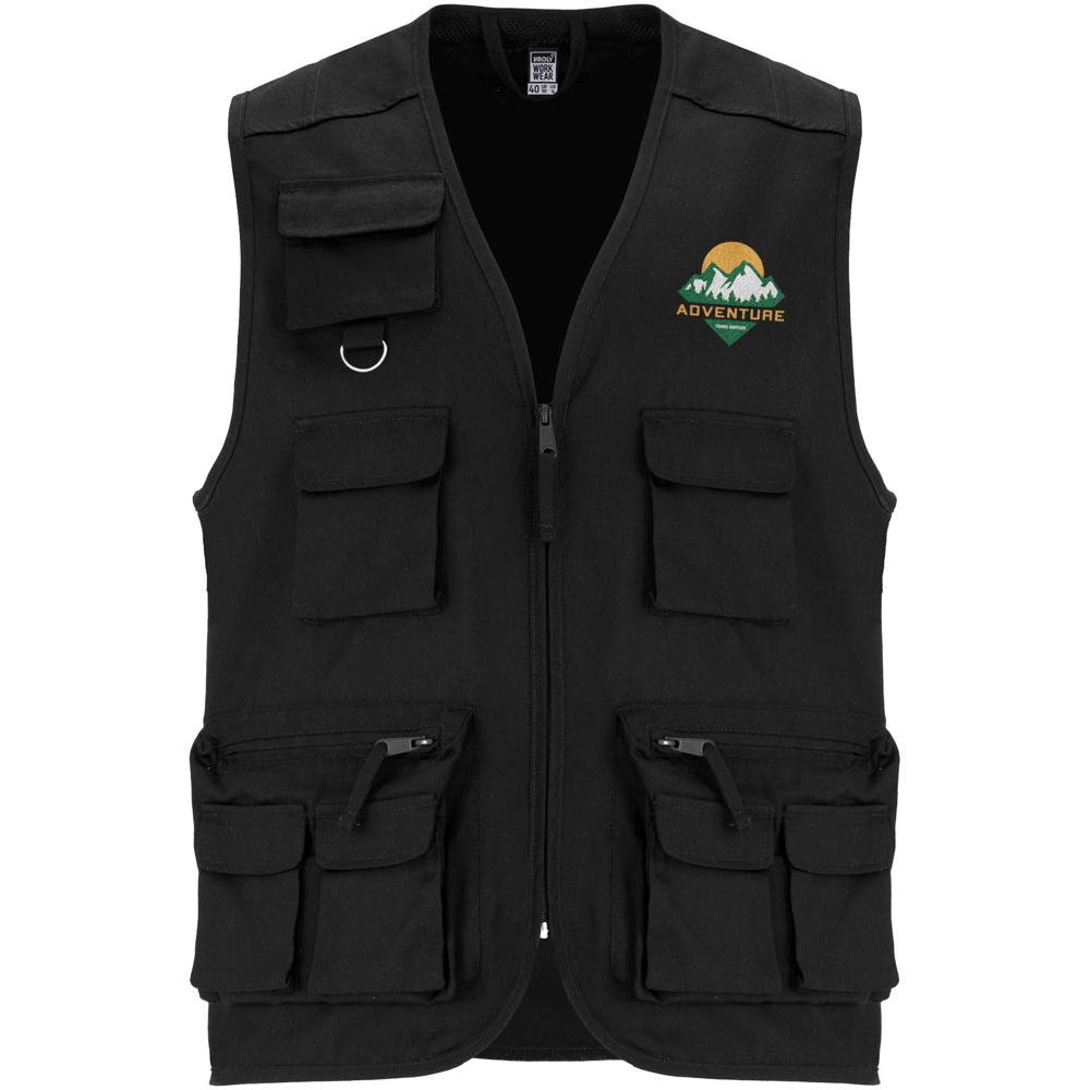 Venera Arbeitsweste mit V-Ausschnitt und mehreren Taschen, 200 g/m2 