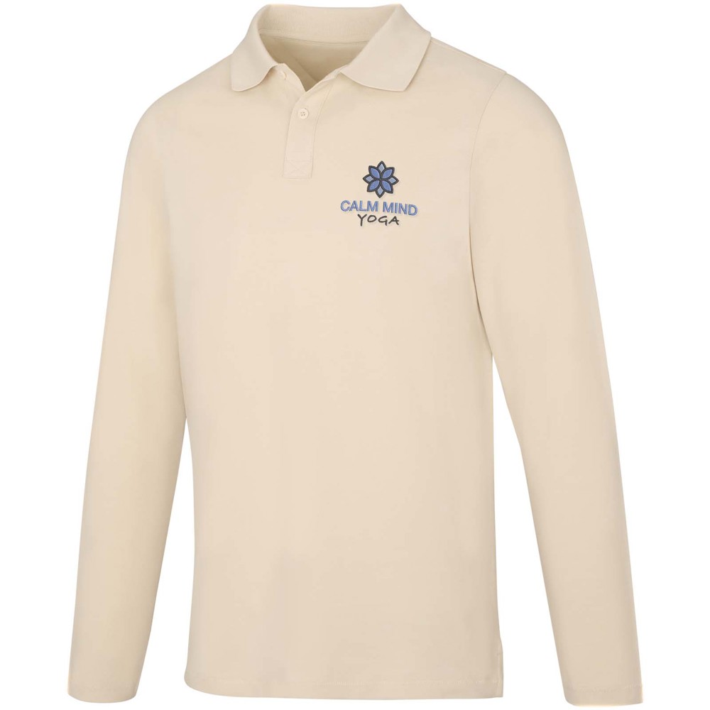 Calgary 180 g/m² Langarm Poloshirt für Herren
