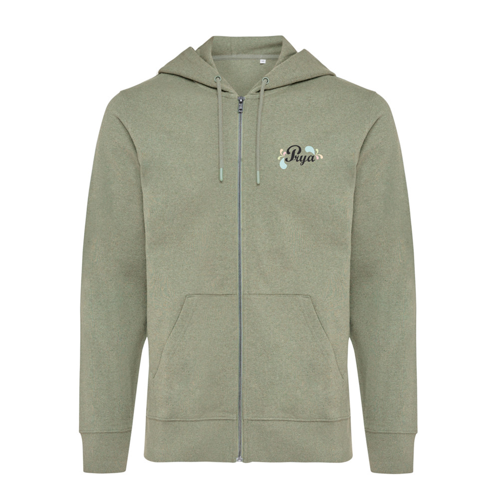 IQONIQ Abisko Zip-Kapuzenpullover aus recycelter Baumwolle