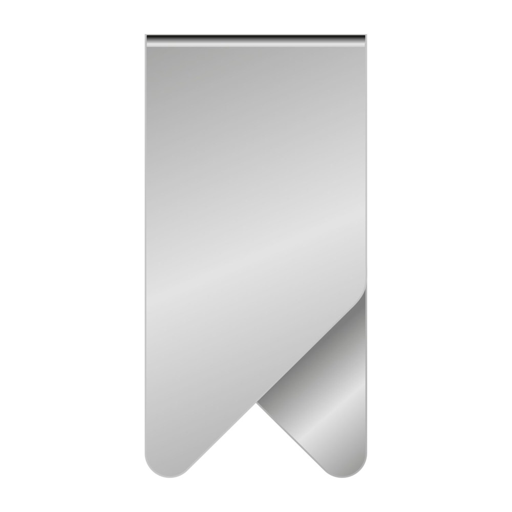 ROMINOX® Mehrweg-Büroklammer Big Clip, idealer Mailingartikel für Dokumente, bis zu 50 Seiten Klemmkraft