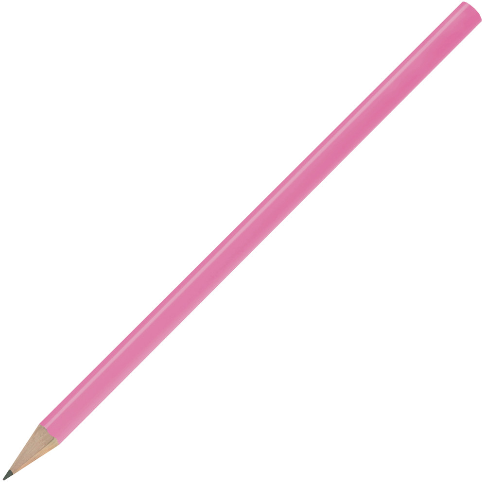 Bleistift, lackiert, Made in EU, FSC®, rund - rosé