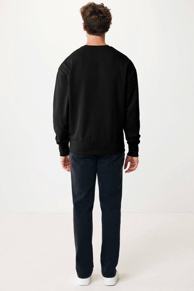 IQONIQ Kruger Relax-Rundhals-Sweater aus recycelt. Baumwolle